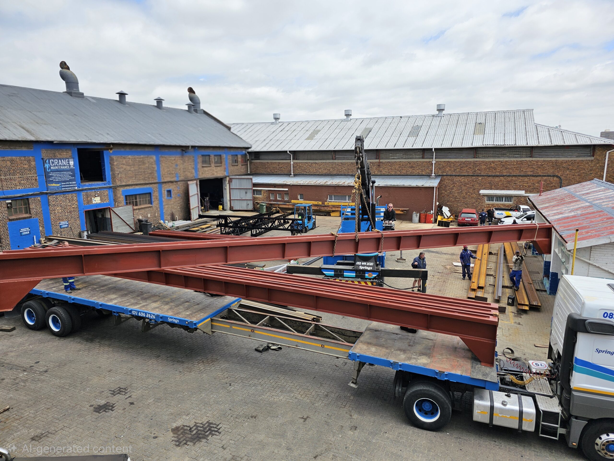 In-house crane manufacturing and fabrication