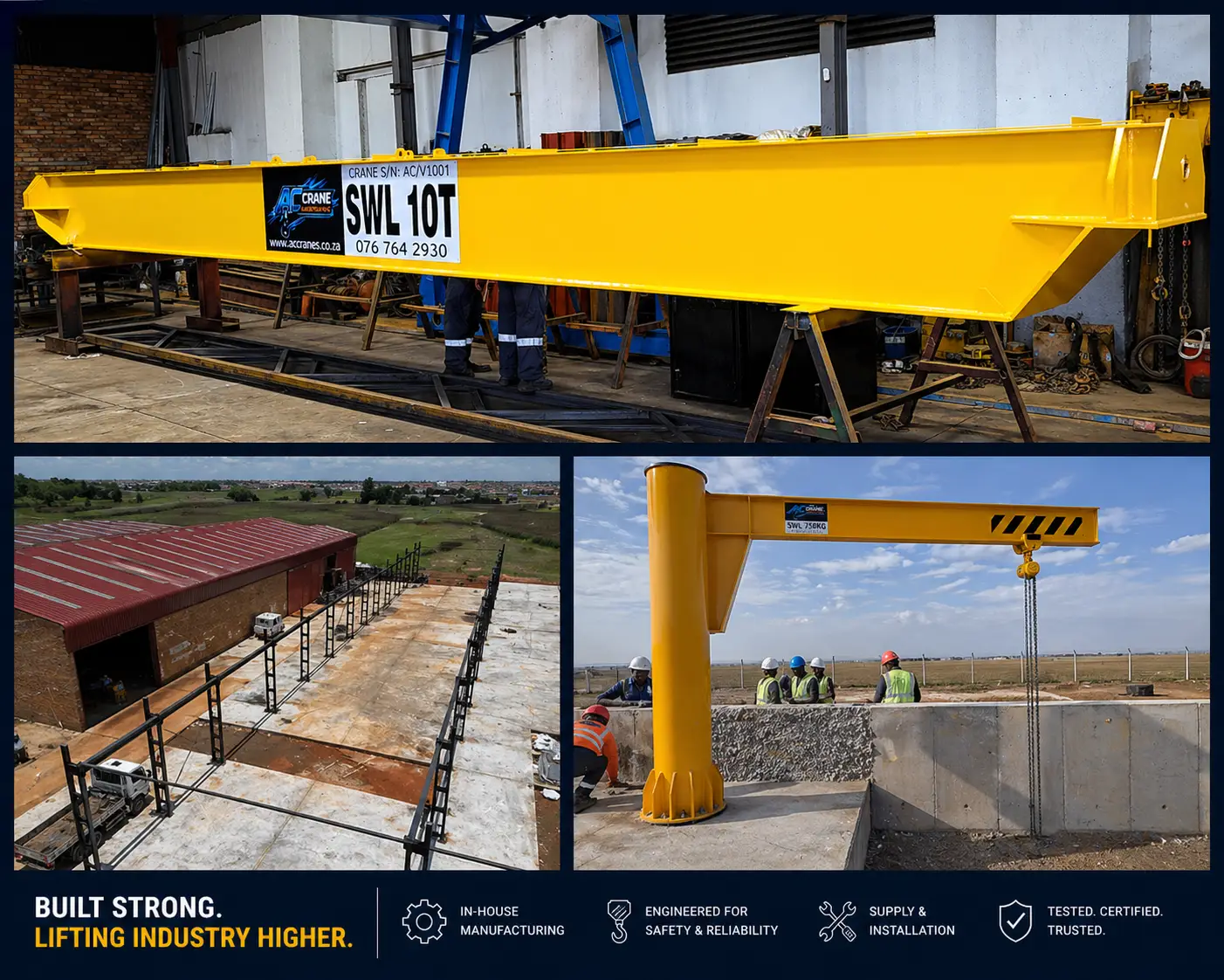 Overhead crane manufacturing South Africa