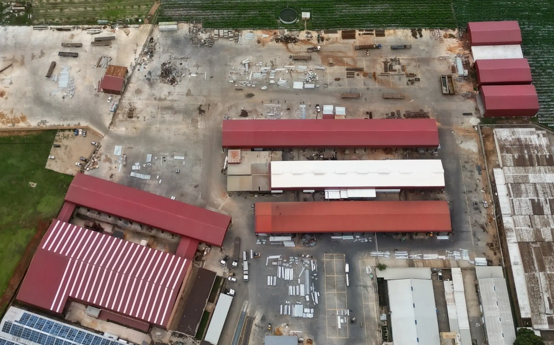 Completed Facilities – Factories 1–5 Constructed from Ground Up with Fully Installed Crane Systems