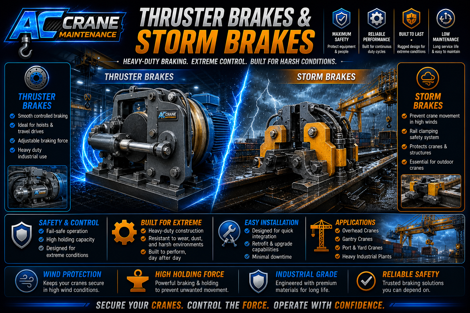 Thruster & Storm Brakes