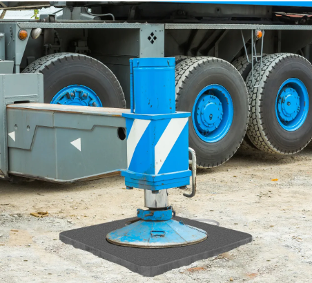 Heavy duty crane outrigger pads and mobile crane stabilizer support pads South Africa