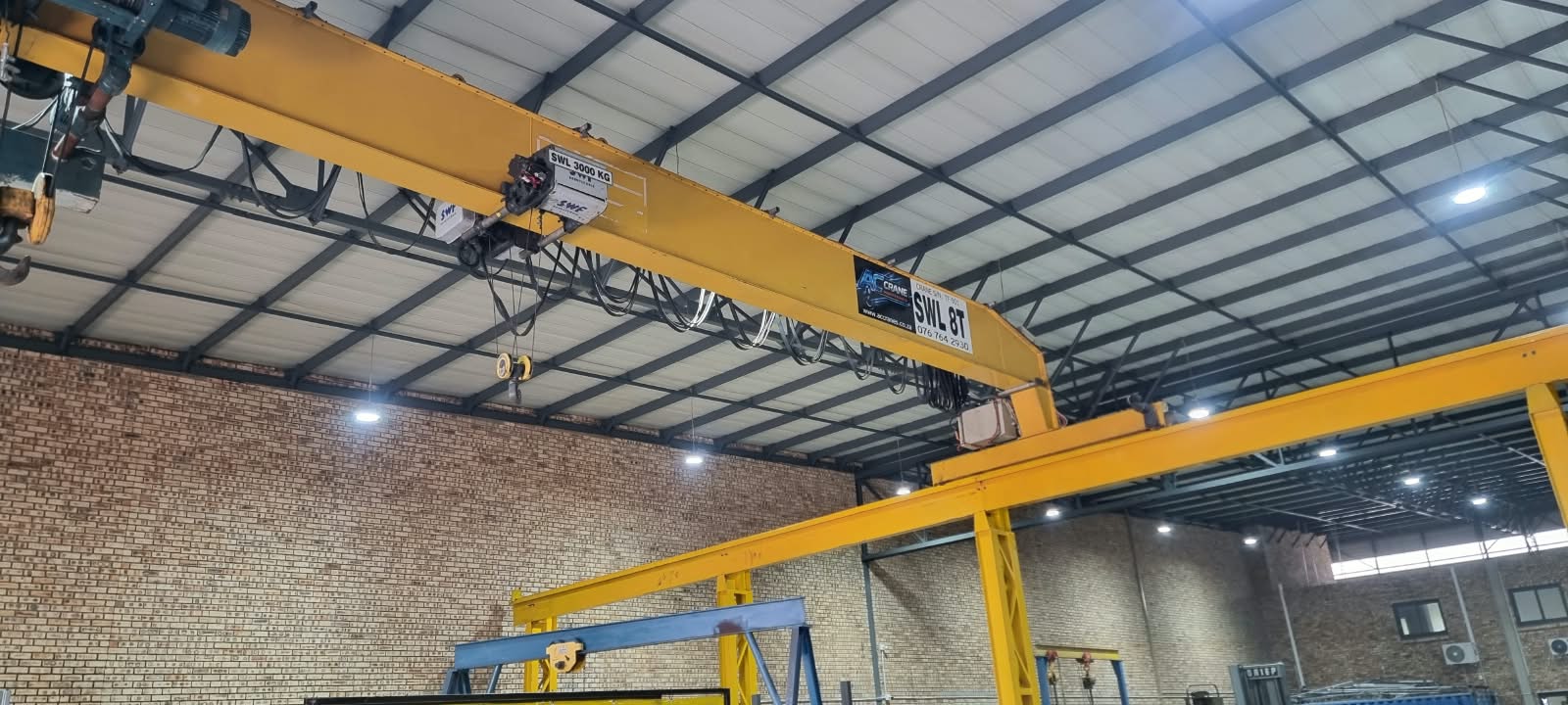 New gantry structure and overhead crane refurbishment work